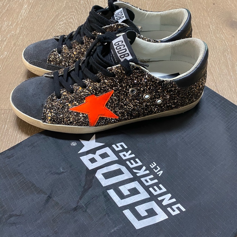 Golden goose superstar glitter 39